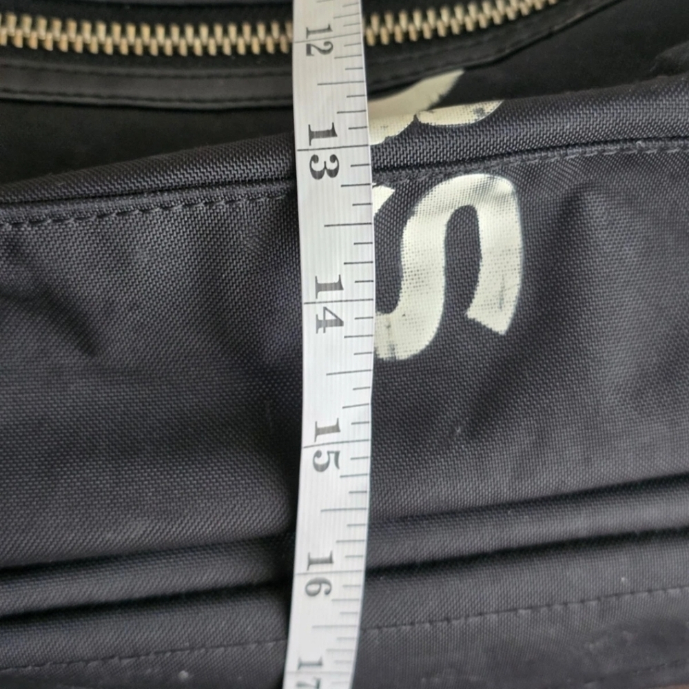 Marc Jacobs Black Canvas Logo Backpack with Silver Hardware - Picture 8 of 14